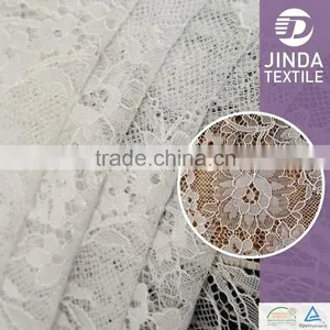 Bridal White French Lace Flower Embroidery Fabric for Dress Supplier's Choice thumbnail-3