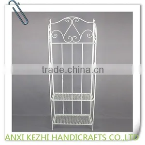KZ140121 4 Tier Wrought Iron Tall Standing Corner Kitchen Rack thumbnail-4