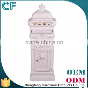The Most Popular Style In Europe New Style Cast Aluminiun White Letterboxes For Sale From China thumbnail-4