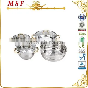 MSF As Seen TV 7pcs Stainless Steel Cook Pot With Steamer MSF-3176 thumbnail-1