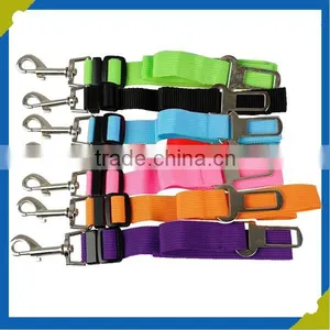 New Pure Color Adjustable Band Car Vehicle Safety Seat Belt Buckle Cat Dogs Pet thumbnail-1