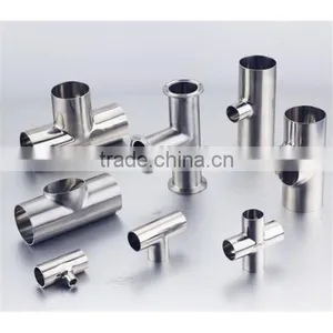 Sanitary Fitting Stainless Steel U/Y Tee Pipe Fitting For Tube Fittings thumbnail-6