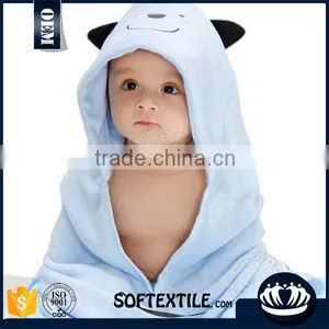 China Supplier Custom-logo Best-sale Baby Blue Bath Towel thumbnail-5