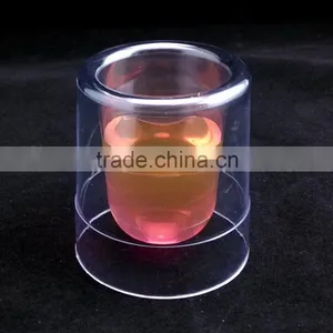 Popular Double Wall Glass Cup Wine Cup Coffee Cup 2 oz Cup thumbnail-2