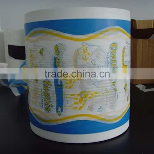 2 Color Print Breathable PE Film for Baby Diapers Material thumbnail-1