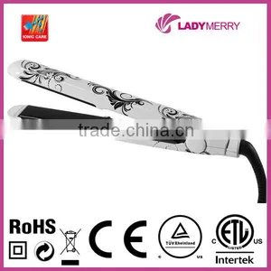 Low Cost CE ROHS CTUVUS Approved Pro Nano Tourmaline Hair Straightener for Private Label thumbnail-1