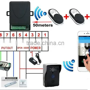 Wireless Remote Control Wifi Doorbell Video Wireless Video Door Phone Intercom System thumbnail-4