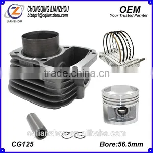OEM Motorcycle Spare Parts CG125 Cylinder Kit thumbnail-1