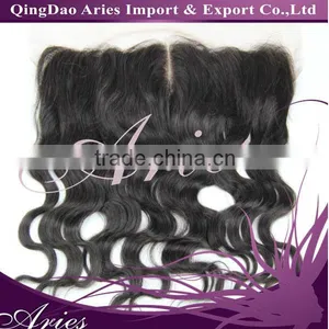 Virgin Malaysian Hair Middle Part Full Swiss Lace Frontal on Sale thumbnail-4