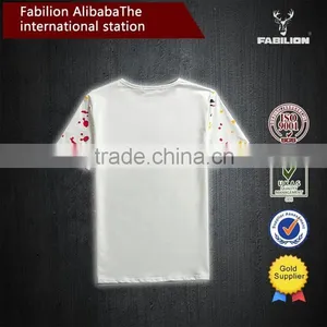 The New Summer 2015 Men's Graffiti Short Sleeve T-shirt for Cheap t Shirt Wholesale thumbnail-3