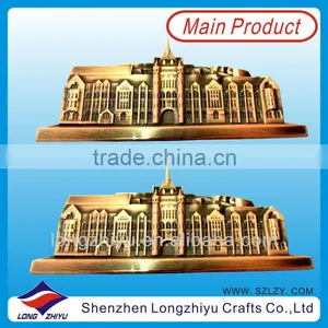 Personalized Antique Bronze 3D House Design Apartment Nameplates,zinc Alloy Metal Emblem Label With 3M Adhesive thumbnail-1