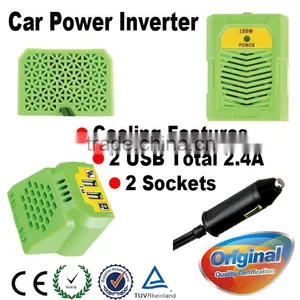 Most Popular 150W Car 12v 110v 220v Portable Inverter Power thumbnail-4