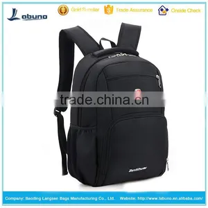 Wholesale Best Strong Waterproof Backpack Black Nylon Laptop Backpack thumbnail-2