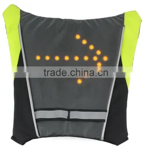 Factory Direct Outdoor Sports Safety Bicycle Light Turn Signle Vest thumbnail-4