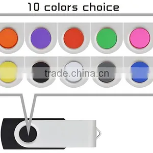 2016 Hotselling Plastic Swivel Flash Drive for Business Gift,color Free Samples Free thumbnail-3