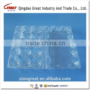 Transparent Pet Egg Tray 10 Eggs Tray thumbnail-5