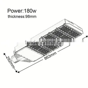Hot New Products for 2015!!! Led Street Light 50w With Excellent Heat Dissipation thumbnail-3