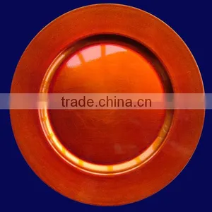 Plastic Colorful Smooth Charger Plates thumbnail-1