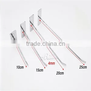Metal Hanging Hooks Silver Wall Mounted Hook Metal Wall Hooks thumbnail-3