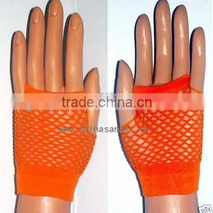 Fingerless Fishnet Gloves Party Fancy Dress Bride Glove thumbnail-4