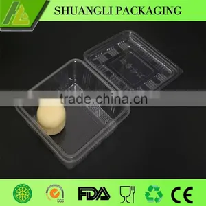 Clear Transparent Clamshell Blister Plastic Cake Packaging Box thumbnail-1