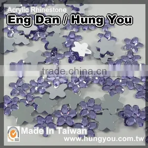 Bling Flower Shaped Flat Back Rhinestones for Nail Art thumbnail-3
