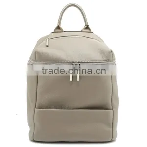 CSS1596-001 Wholesale Fashion Custom Women High School Genuine Cow Leather Backpack thumbnail-1