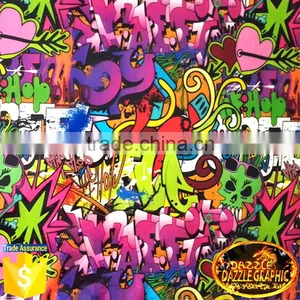 Customer Favorite Dazzle Graphic Hydrographic Film Sticker Bomb No.DGJJ719 Hydro Dipping Water Transfer Printing Film thumbnail-1