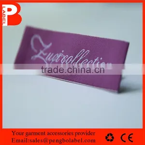 Direct Factory Custom Woven Sew in Label Brand Logo thumbnail-3