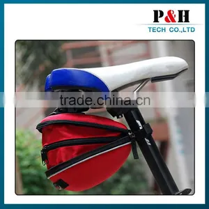 Ripstop Safety Reflector Bicycle Saddle Bag With Light Loop thumbnail-6