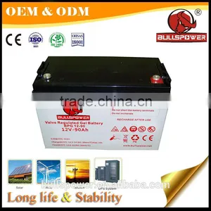 Maintenance Free Lead Acid Sealed Solar System 12v 150ah de Bateria de Gel thumbnail-5