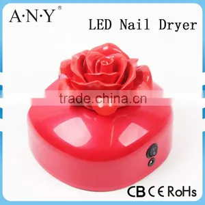 Rose Modeling 9W Led Lamp For Gel Nails Polish Professional Nail Dryer thumbnail-1