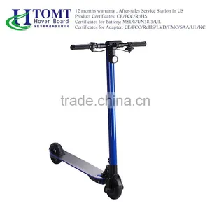 China Htomt Lightest Folding Electric Scooter 5 Inch Carbon Fiber Electric Scooter For Kids Teenagers Adults thumbnail-1
