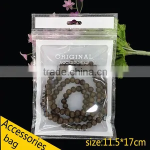11*17cm(4.33*6.7")original Printing Packaging Pouch Hair Accessories Cheap Plastic Zipper Bag thumbnail-1