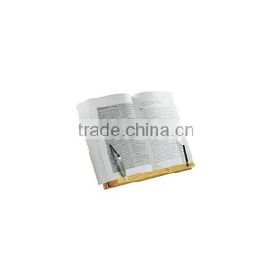 Wholesales Pine Unfinished Cheap Handmade Wooden Book Stand Holder thumbnail-6