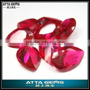 Factory Supply Price #5 Pear Ruby Corundum thumbnail-1