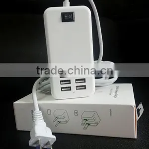 Fashionable Home Travel Charger 6 Ports USB Charger Wall Charger US EU UK thumbnail-2