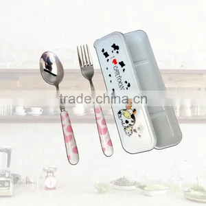 Children New Design With Ceramic Cartoon Cutlery Set thumbnail-2