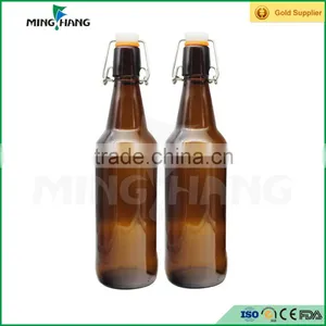 500ml Amber Beer Glass Bottle ,swing Glass Bottle thumbnail-2