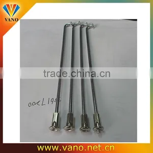 2.50x17 and 3.00x17 CD70 90 Degree Motorcycle Chromed Spoke Nipple thumbnail-1