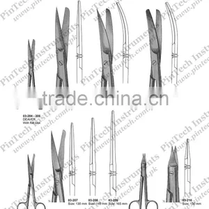 General Surgical Dressing DEAVER SYSTRUNK Incision Scissors Standard Medical Instruments thumbnail-1