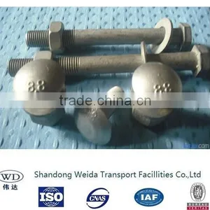 Hot Dip Galvanized Guard Rail Standard Bolts & Nuts /Traffic Fastener Parts thumbnail-2