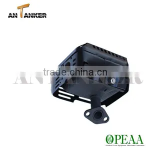 5.5hp 168F Black 18300-ZE1-900 With Exhaust Pipe Small Engine Spare GX160 Universal Exhaust Muffler (remus) thumbnail-1
