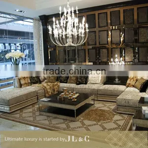 JS14-20 2 Seat Armless Sofa Set in Living Room From JL&C Luxury Home Furniture New Sofa Designs 2016 (China Supplier) thumbnail-1