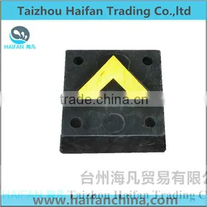 Large Black Rubber Wheel Stoppers for Trucks/car Stopper/anti Slip Car Stopper/Heavy Duty Wheel Chock Truck Stopper thumbnail-1