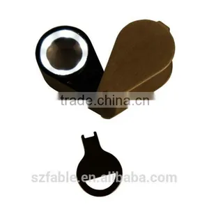 Two Colors of UV Light and White Light Jewelry Loupe With Magnification of 10X thumbnail-2