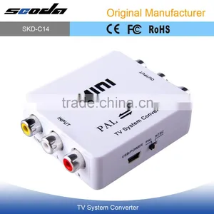 AV Pal to NTSC Video Converter NTSC to Pal Video Converter MINI TV System Converter thumbnail-1