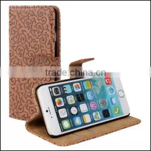 Korea Design Fashion Wallet Stand Mobile Phone Classic Leather Phone Cover for Iphone 6/6s Supplier's Choice thumbnail-3