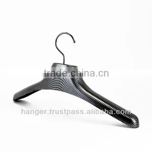 Plastic Clothes Hanger With Carbon Pattern for Bathroom Accessory thumbnail-1
