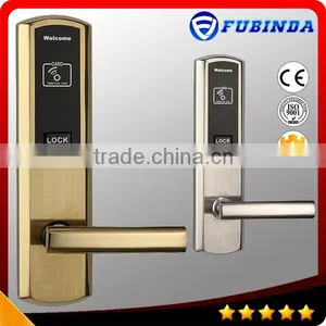 304 Stainless Steel Rfid Card Security Electric Handle Digital Hotel Smart Keyless Safety Lock thumbnail-1